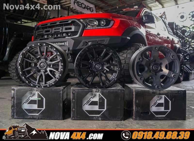 Độ mâm lốp Fuel Offroad lên xe bán tải dòng xe Triton 2020