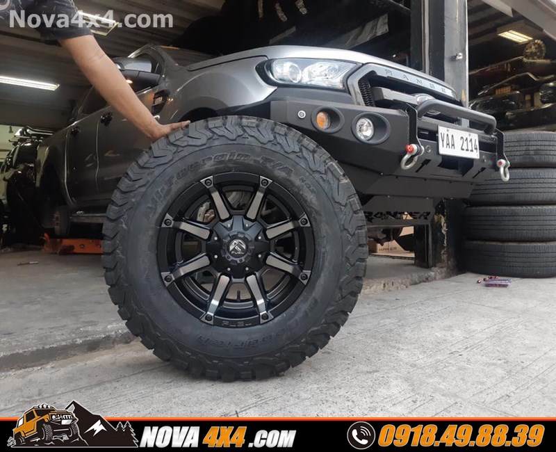 Nova4x4.com chuyên phân phối mâm độ dành cho xe Ford Ranger Wildtrak 2018 2019 2020