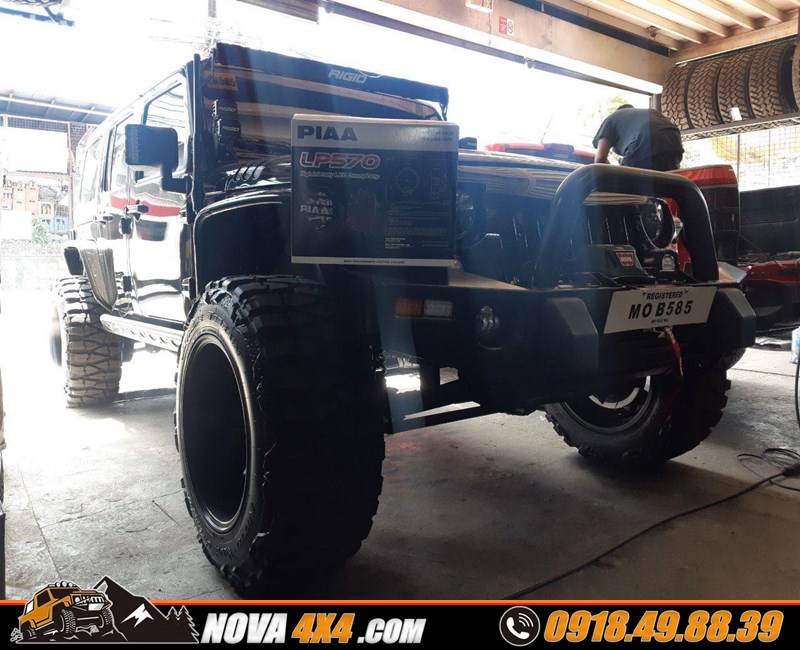 Thay mâm lốp Rhino Offroad lên xe xe Isuzu Dmax 2019