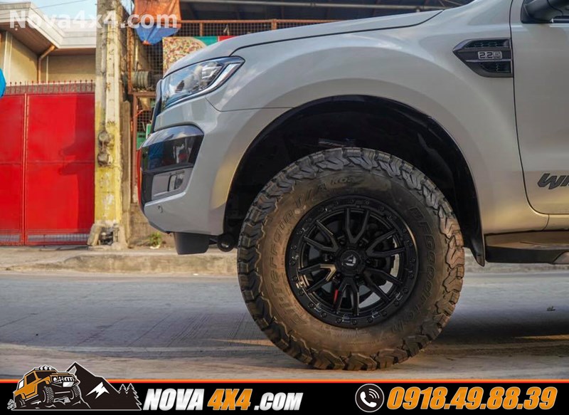 Nova4x4.com chuyên cung cấp mâm độ dành cho xe bán tải Ford Ranger Biturbo 2019