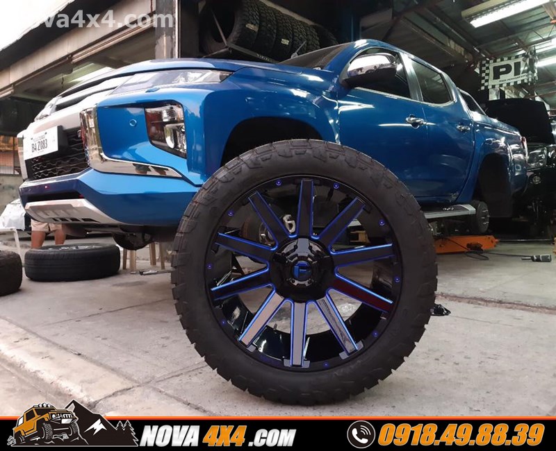Giá mâm độ 20 inch thay cho xe bán tải Ford Ranger Wildtrak 2019