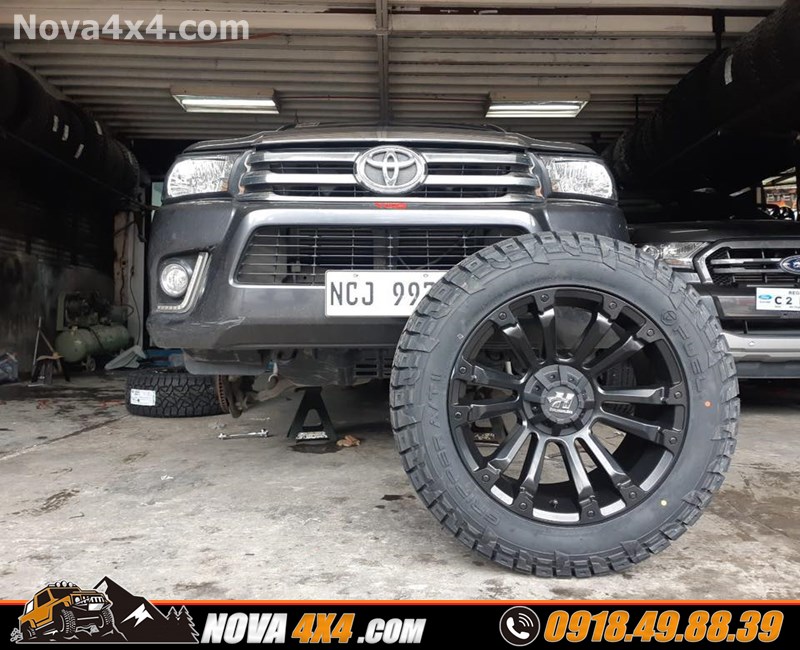 Xe Ford Ranger Biturbo 2019 độ mâm lốp 17 inch đẳng cấp