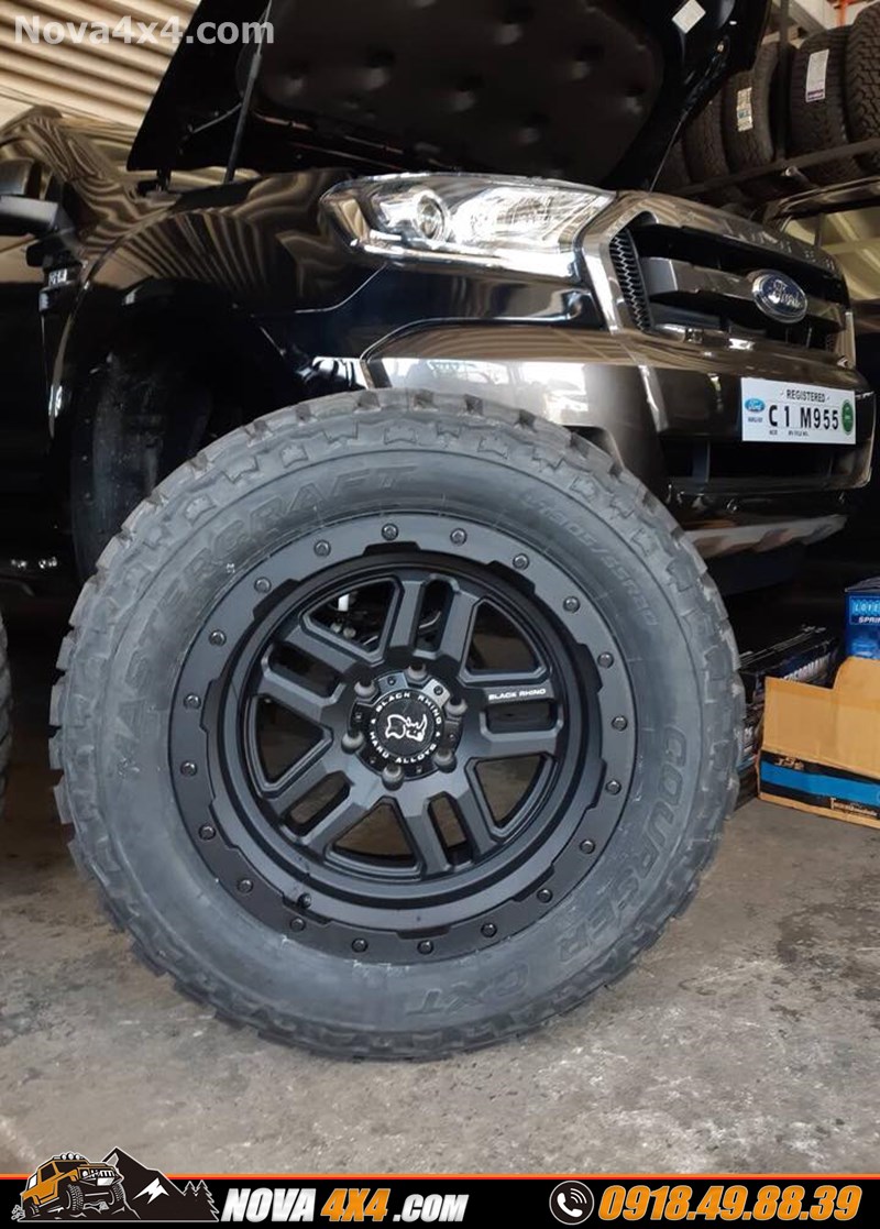 Độ mâm lốp Fuel Offroad dành cho xe Ford Ranger Wildtrak 2018 2019 2020