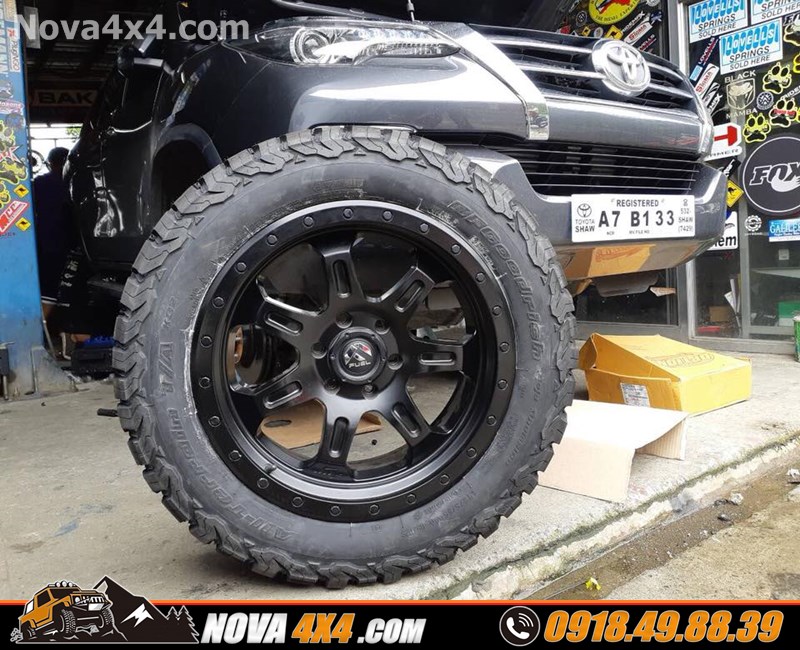 Thay mâm lốp Fuel Offroad lên xe Ford Ranger Biturbo 2020