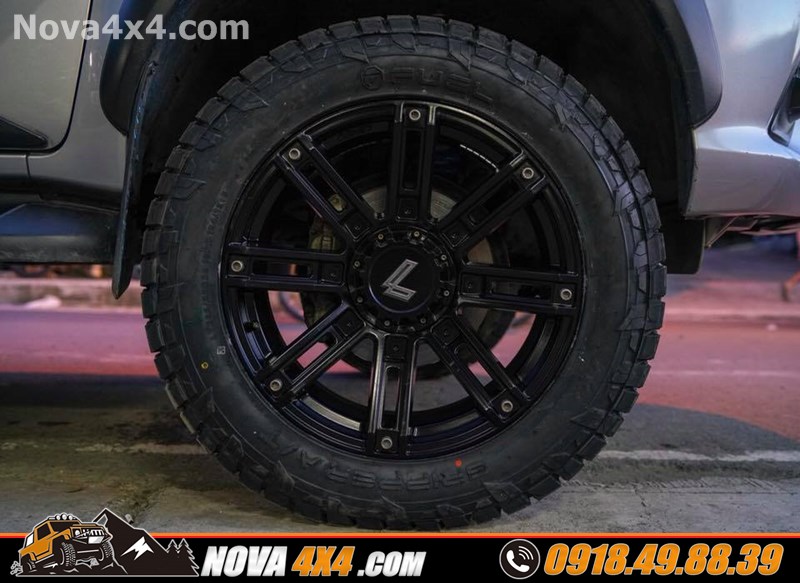 Bảng báo giá mâm lốp 20 inch gắn cho xe Ford Ranger Biturbo 2018 2019