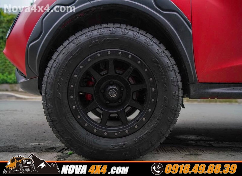Gắn mâm lốp Fuel Offroad lên xe Isuzu Dmax 2019