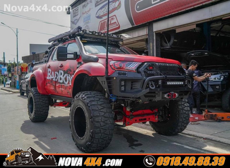Độ mâm lốp Fuel Offroad cho xe Ford Ranger Wildtrak 2018 2019 2020