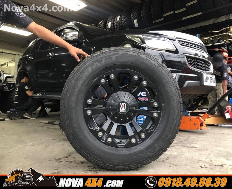 Bảng giá mâm độ 17 18 20 inch gắn cho xe bán tải Nissan Navarra 2018 2019