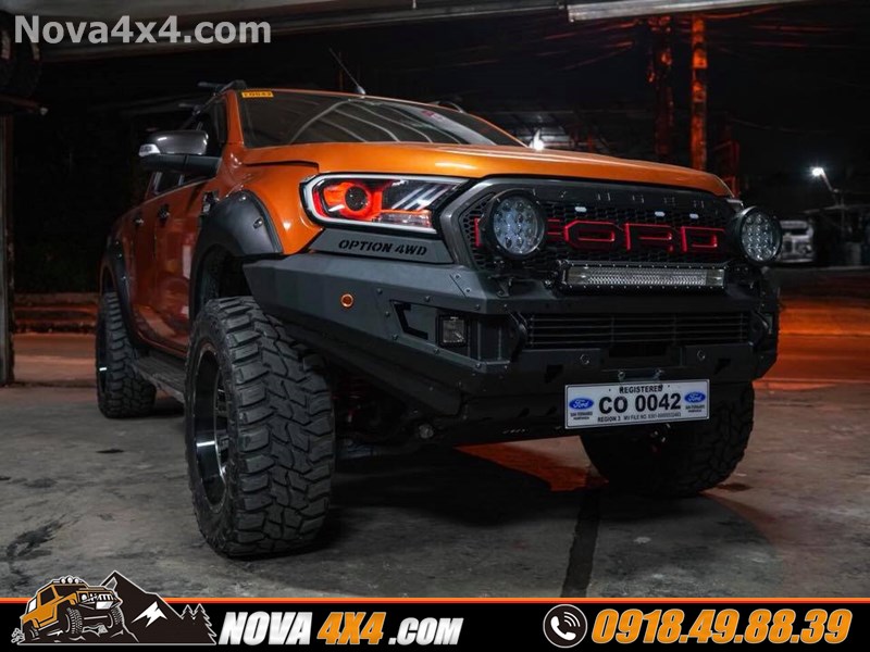 Bảng giá mâm lốp 17 18 20 inch gắn cho xe bán tải Ford Ranger Wildtrak 2018 2019
