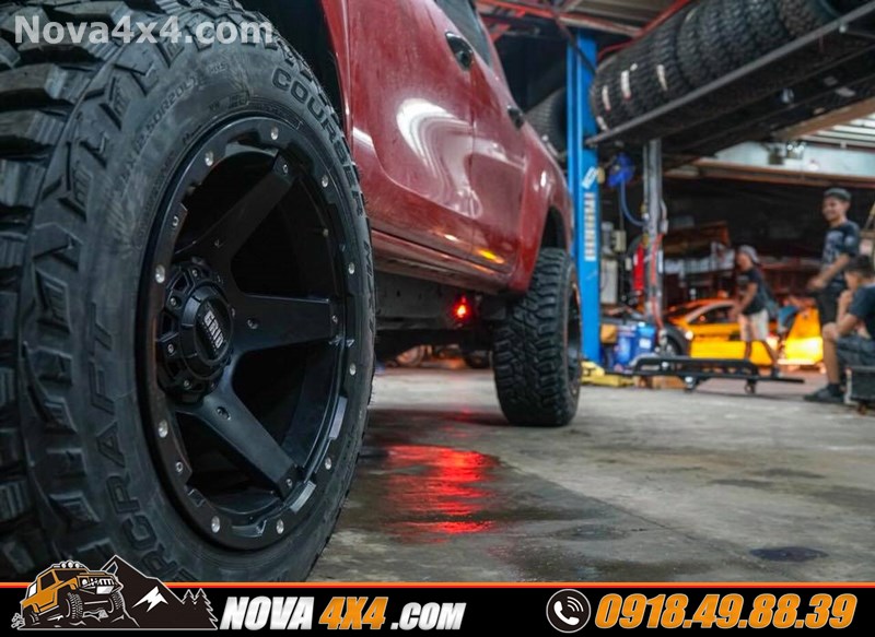 Bảng giá mâm lốp 17 18 20 inch gắn cho xe Mitsibisi Triton 2018 2019