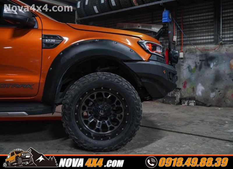Xe Ford Ranger Biturbo 2018 2019 2020 độ mâm độ 17 inch cực đẹp