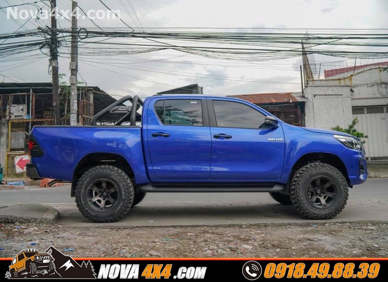 Hình ảnh xe Triton 2019 độ mâm Fuel và lốp độ chính hãng USA cực chất