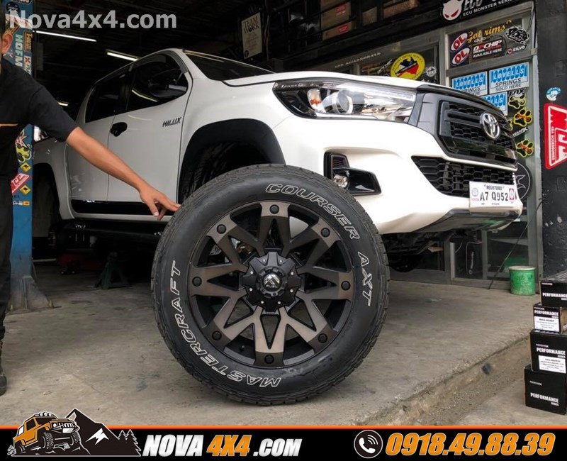 Bảng báo giá mâm độ 17 18 20 inch gắn cho xe Ford Ranger Wildtrak 2018 2019