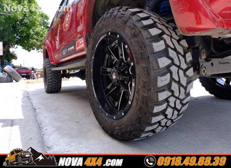 Độ mâm lốp Fuel Offroad cho xe bán tải Ford Ranger Wildtrak 2019