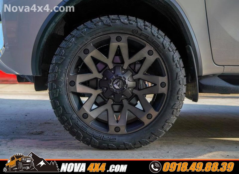 Bảng báo giá mâm lốp 17 18 20 inch dành cho xe Ford Ranger Biturbo 2018 2019