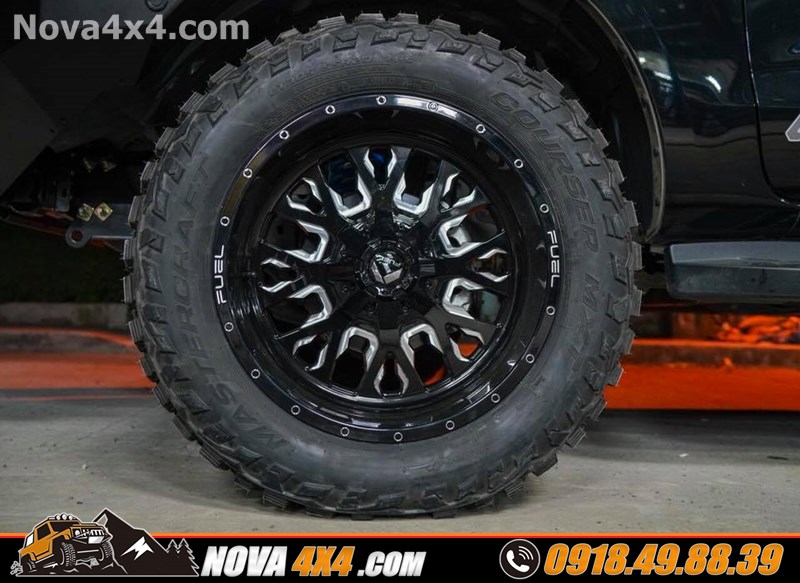 Bảng báo giá mâm độ 17 18 20 inch gắn cho xe Ford Ranger Biturbo 2018 2019