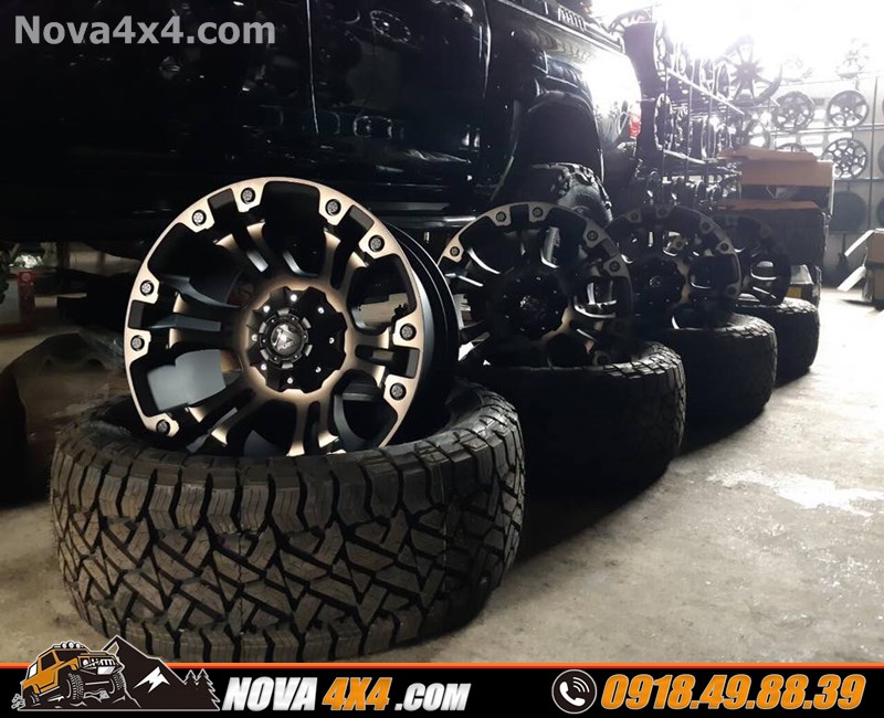Nova4x4.com chuyên cung cấp mâm độ cho xe dòng xe BT50 2019