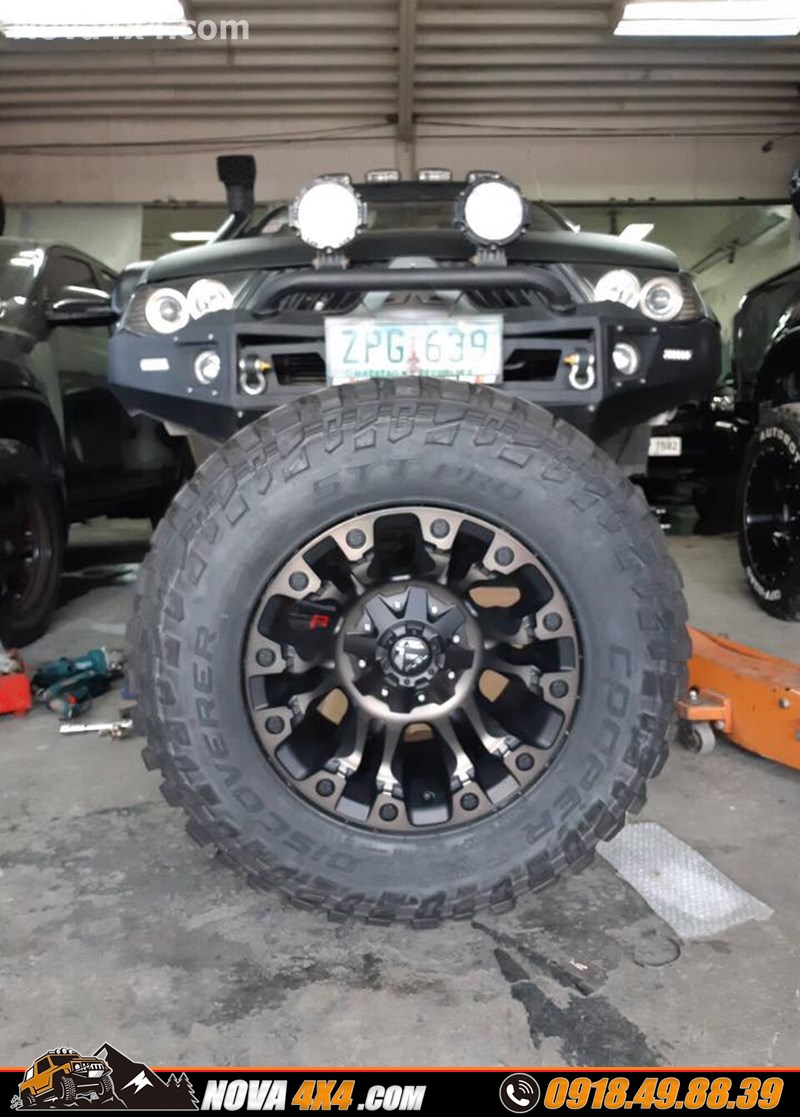 Gắn mâm lốp Fuel Offroad lên xe Ford Ranger Biturbo 2020