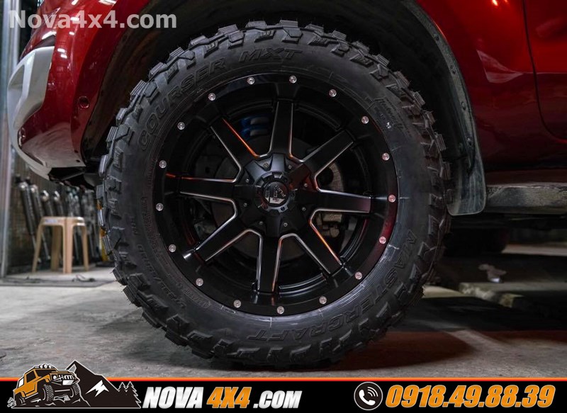 Giá mâm độ 17 18 20 inch gắn cho xe Ford Ranger Wildtrak 2019