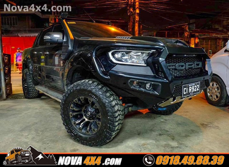 Thay mâm lốp Rhino Offroad lên xe mitsubishi triton 2020