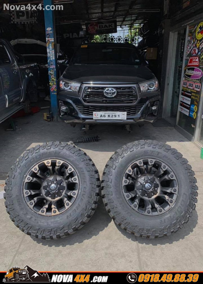 Bảng giá mâm độ 17 18 20 inch dành cho xe bán tải Ford Ranger Biturbo 2018 2019