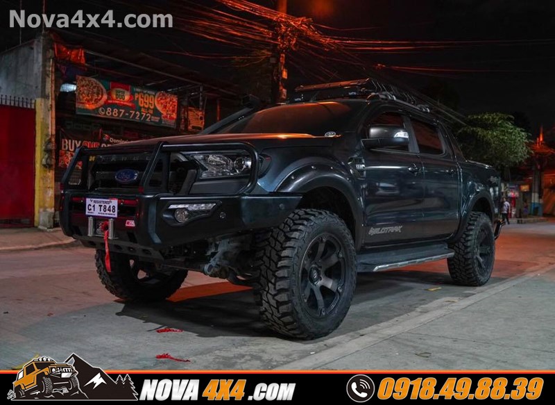 Bảng báo giá mâm độ 20 inch thay cho xe Ford Ranger Wildtrak 2018 2019
