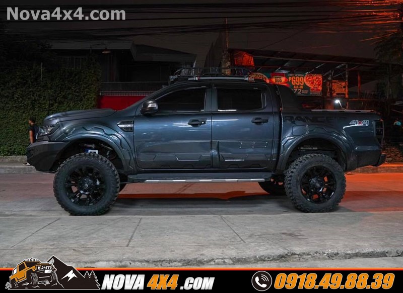 Thay mâm lốp Fuel Offroad dành cho xe bán tải Ford Ranger Biturbo 2019