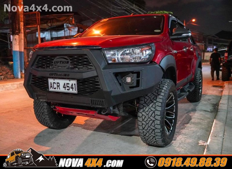 Nova4x4.com chuyên phân phối mâm độ cho xe Toyota hilux 2018 2019 2020