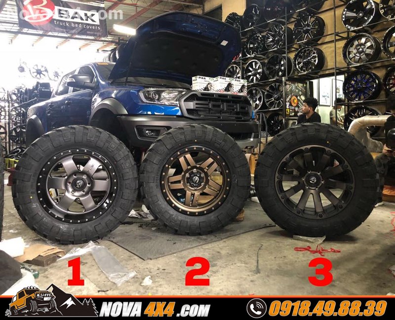 Thay mâm lốp BFGoodrich Offroad cho xe bán tải Triton 2018 2019 2020