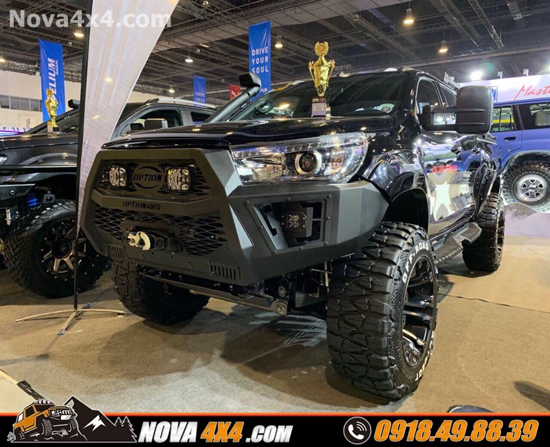 Hình ảnh xe Ford Ranger Biturbo 2019 độ mâm Fuel và lốp độ chính hãng USA cực đỉnh