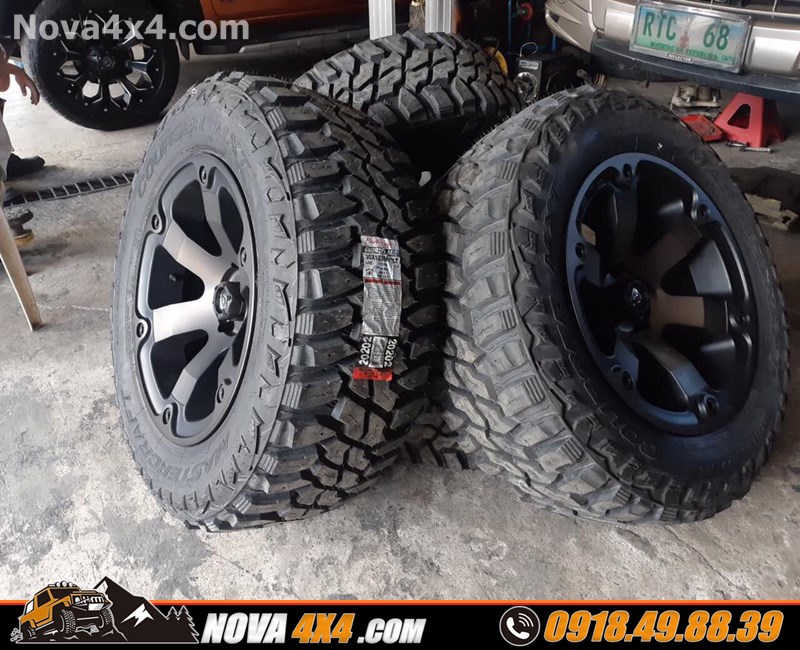 Xe bán tải dòng xe BT50 2019 gắn mâm lốp 18 inch đỉnh