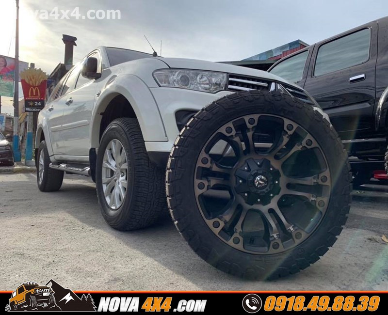 Nova 4x4 chuyên phân phối mâm độ cho xe bán tải Mitsibisi Triton 2019