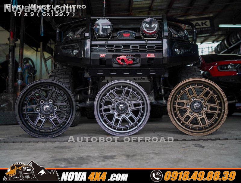 Bảng báo giá mâm độ 17 18 20 inch thay cho xe bán tải mitsubishi triton 2019 2020