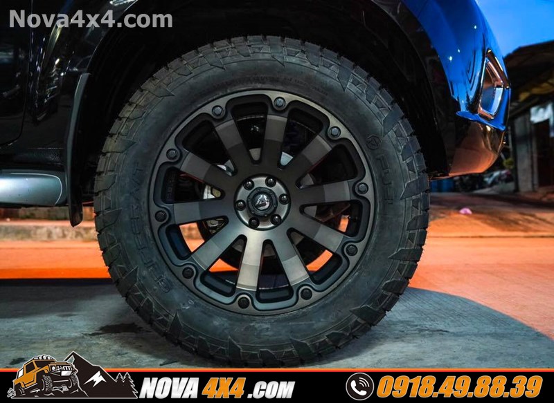 Độ mâm lốp Fuel Offroad cho xe Ford Ranger Biturbo 2019