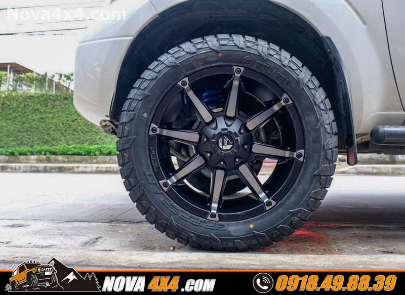 Hình ảnh xe Triton 2019 thay mâm Fuel và lốp độ nhập khẩu USA cực đỉnh