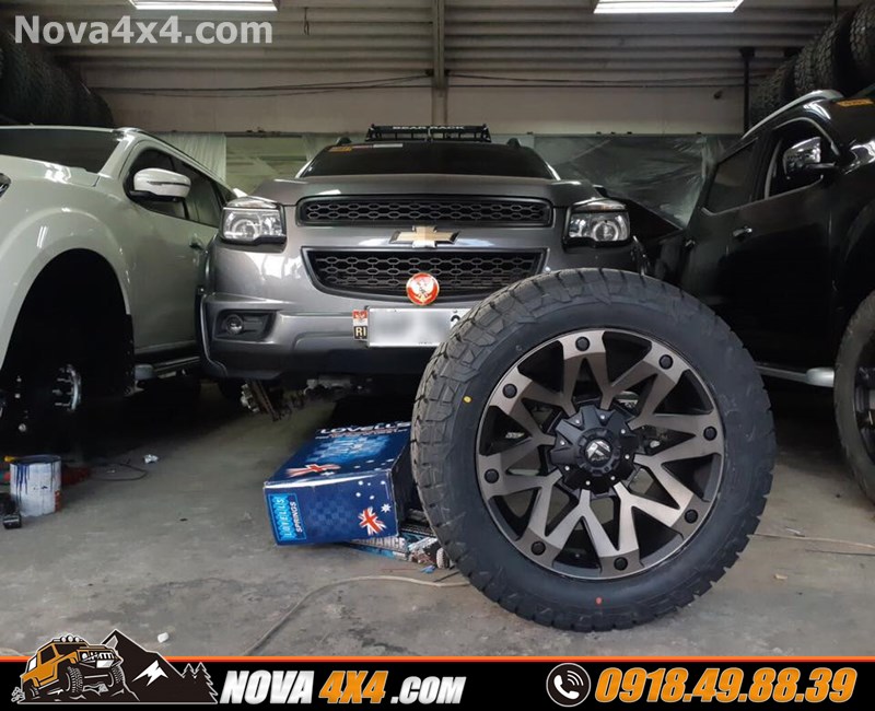 Nova 4x4 chuyên phân phối mâm độ cho xe Chevrolet Colorado 2018 2019 2020