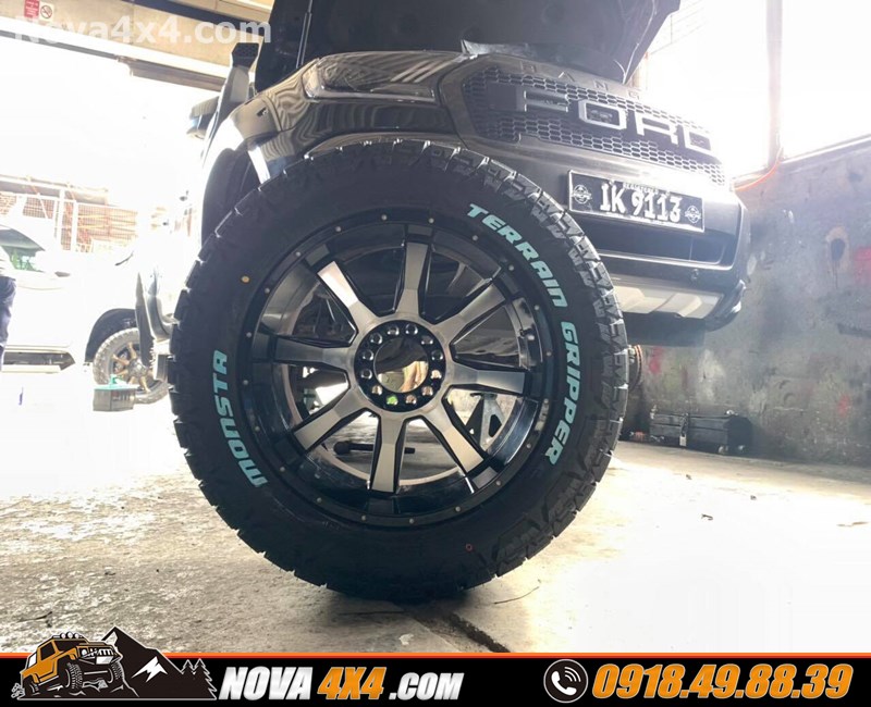 Nova 4x4 chuyên bán mâm độ dành cho xe Ford Ranger Biturbo 2018 2019 2020