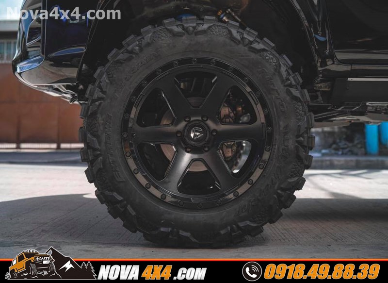 Bảng báo giá mâm độ 17 18 20 inch thay cho xe bán tải Chevrolet Colorado 2018 2019