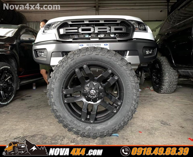 Nova 4x4 chuyên cung cấp mâm độ dành cho xe bán tải Ford Ranger Wildtrak 2019