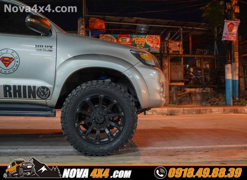 Gắn mâm lốp Fuel Offroad dành cho xe bán tải Mazda BT50 2018 2019 2020