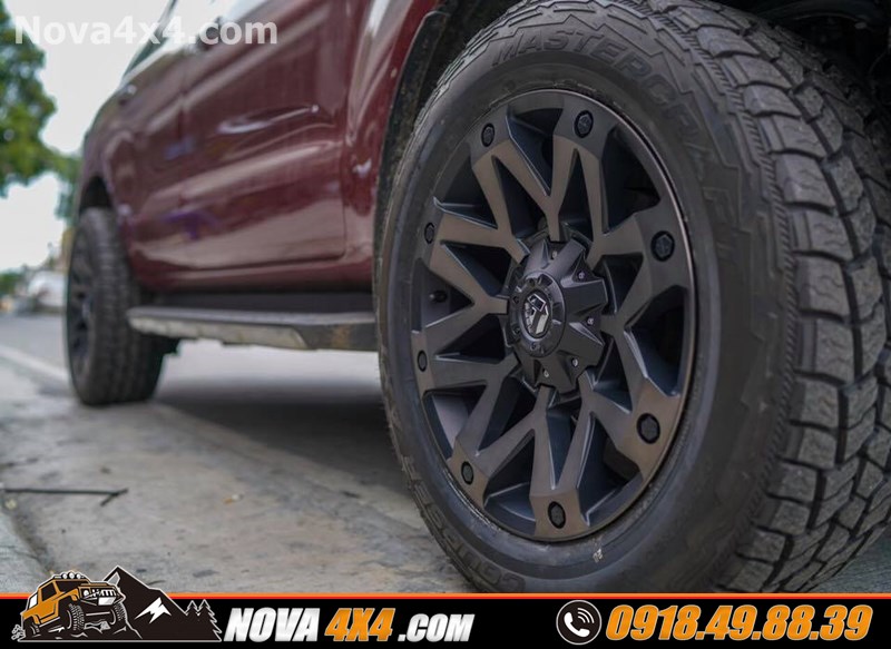 Bảng báo giá mâm lốp 17 18 20 inch gắn cho xe Toyota hilux 2019