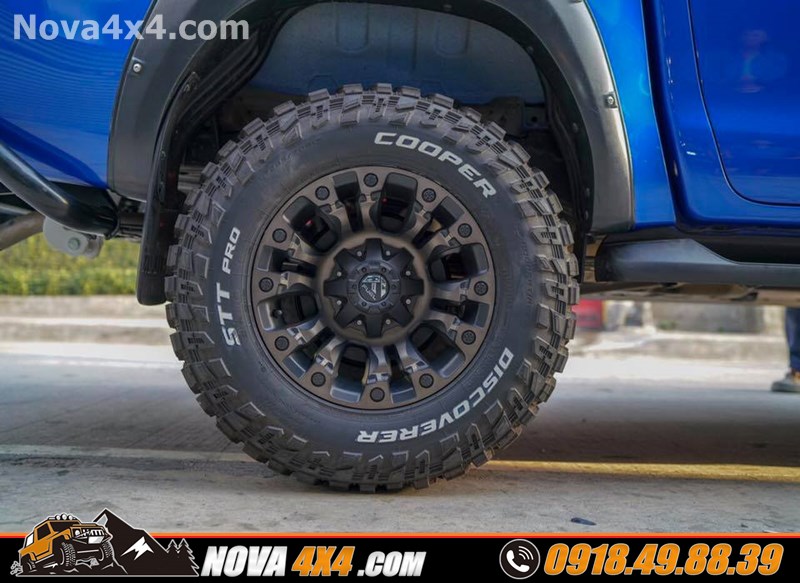 Thay mâm lốp Fuel Offroad dành cho xe bán tải Ford Ranger Wildtrak 2019