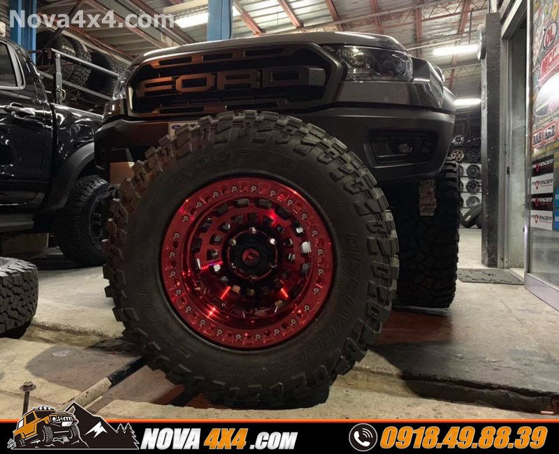 Hình ảnh xe Triton 2019 gắn mâm Fuel và lốp độ hàng hiệu USA cực hầm hố