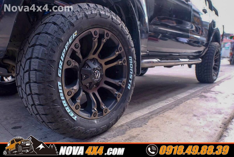 Độ mâm lốp BFGoodrich Offroad lên xe Dmax 2020