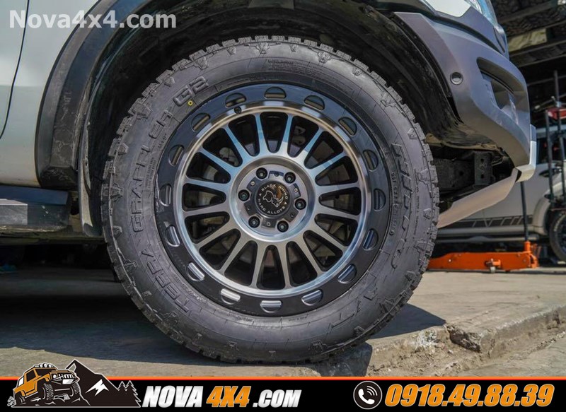 Bảng báo giá mâm lốp 18 inch thay cho xe bán tải Ford Ranger Wildtrak 2018 2019