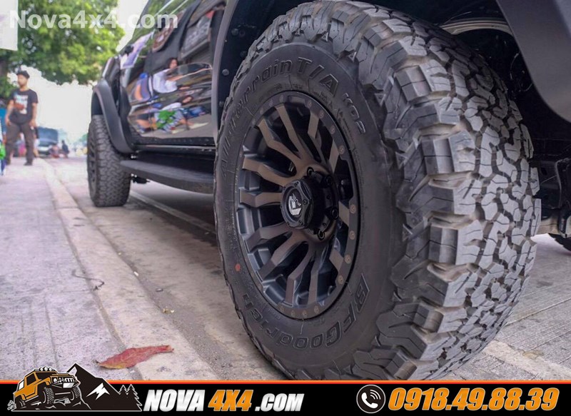 Bảng báo giá mâm độ 18 inch dành cho xe bán tải Ford Ranger Biturbo 2019 2020