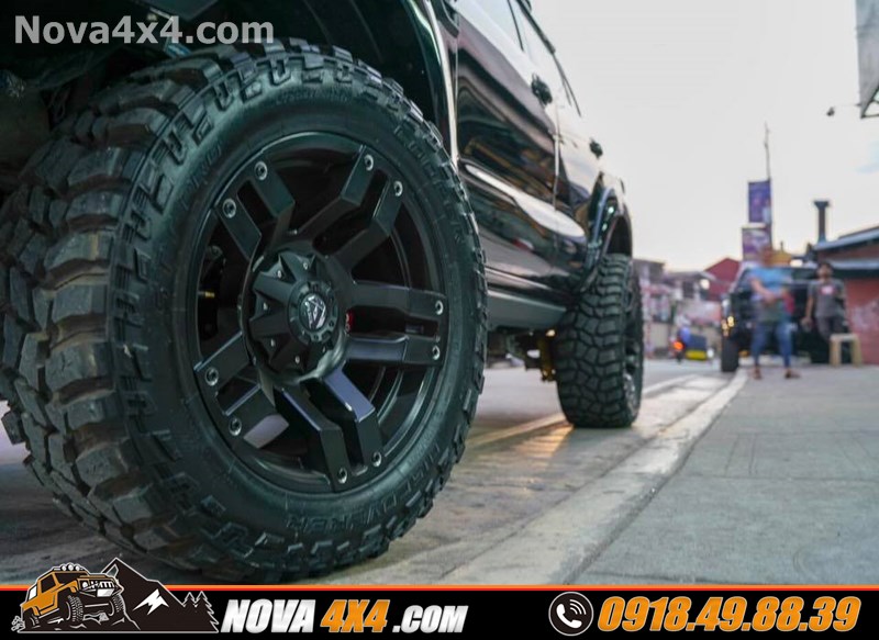 Xe Ford Ranger Biturbo 2019 thay mâm độ 17 inch đỉnh