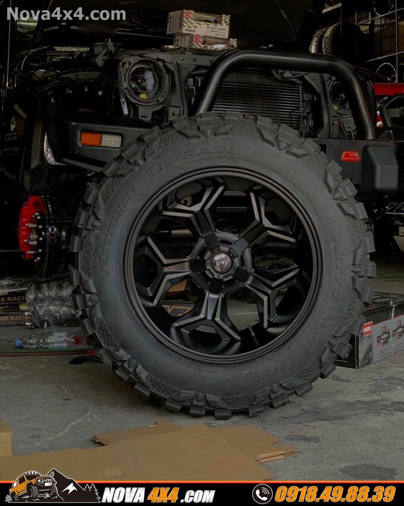 Gắn mâm lốp Fuel Offroad lên xe Ford Ranger Wildtrak 2019