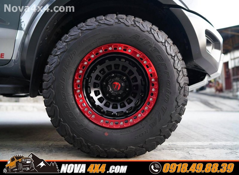 Thay mâm lốp Fuel Offroad dành cho xe Ford Ranger Biturbo 2019 Hình ảnh xe Ford Ranger Wildtrak 2018 2019 2020 lên mâm Fuel và lốp độ hàng hiệu USA cực đẳng cấp
