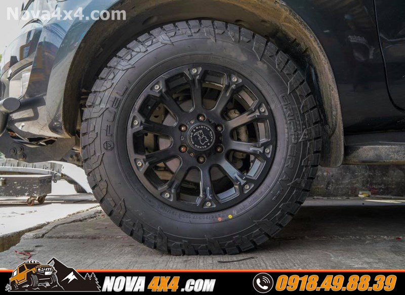 Bảng báo giá mâm lốp 17 18 20 inch gắn cho xe bán tải Mitsibisi Triton 2019